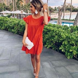 Red Summer Dress Small